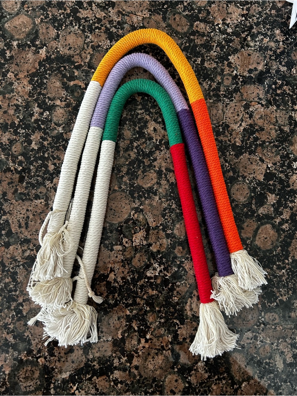 Colorful Braided Rope Cat Toys